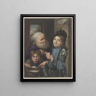 Louis Henri de Fontenay - Elk zijn meug after Godfried Schalcken.webp