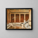 Roman Baths Painting - Louis Hierle — framed artwork on a wall