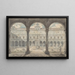 Cloître de la Chartreuse de San Martino Naples - Louis Jean Desprez — framed artwork on a wall