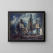 La Victoire d'Hogland - Louis Jean Desprez — framed artwork on a wall