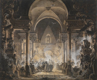La tombe d'Agamemnon - Louis Jean Desprez — artwork view