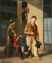 Deux Savoyards avec un singe et un chien - Louis Joseph Toussaint Rossignon — artwork view