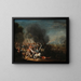 Battle - Louis Joseph Watteau — framed artwork on a wall