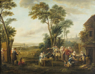 The departure of the conscripts - Louis Joseph Watteau — artwork view
