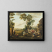 The departure of the conscripts - Louis Joseph Watteau — framed artwork on a wall