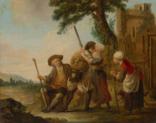 L'Adieu des soldats - Louis Joseph Watteau — artwork view