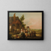 The peddler - Louis Joseph Watteau — framed artwork on a wall