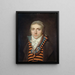 Portrait of Jean-Louis Laya 1761-1833 dramatist - Louis Landry — framed artwork on a wall