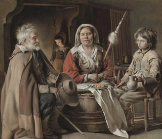 Interior of a peasant - Louis Le Nain — artwork view