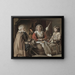 Interior of a peasant - Louis Le Nain — framed artwork on a wall
