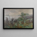 Les toiles d'araignées - Louis Le Poittevin — framed artwork on a wall
