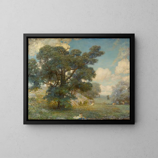 Summer Painting - Louis Loeb — framed artwork on a wall
