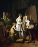 A painter's workshop - Louis Léopold Boilly — artwork view