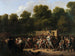 Distribution of wine and groceries at the Champs-Élysées on the occasion of the king's celebration - Louis Léopold Boilly — artwork view