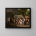 Entrance of the Turkish Garden - Louis Léopold Boilly — framed artwork on a wall