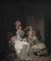 Garnishing the Cupid statuette - Louis Léopold Boilly — artwork view