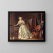 The Hasty Departure - Louis Léopold Boilly — framed artwork on a wall