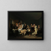 Les Femmes en lutte - Louis Léopold Boilly — framed artwork on a wall