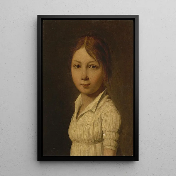 Malvina Mortier de Trévise - Louis Léopold Boilly — framed artwork on a wall