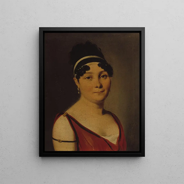 Portrait Painting of Caroline Branchu 1780-1850 singer - Louis Léopold Boilly — framed artwork on a wall