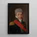 Portrait of Charles Pierre François Augereau - Louis Léopold Boilly — framed artwork on a wall