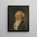 Portrait of Jean-Baptiste Corsse 1760-1815 actor - Louis Léopold Boilly — framed artwork on a wall