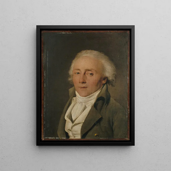 Portrait of Jean-Baptiste Corsse 1760-1815 actor - Louis Léopold Boilly — framed artwork on a wall