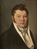Portrait of a man in a black jacket - Louis Léopold Boilly — artwork view