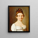 Portrait of a Lady - Louis Léopold Boilly — framed artwork on a wall