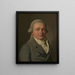 Portrait of a Man - Louis Léopold Boilly — framed artwork on a wall