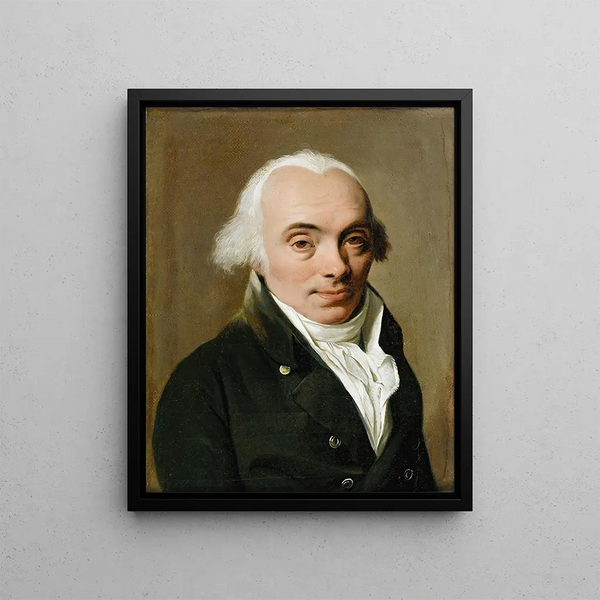 Portrait painting presumed of Alexandre Lenoir - Louis Léopold Boilly — framed artwork on a wall