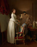 La femme de l'artiste dans son atelier - Louis Léopold Boilly — artwork view