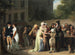The card player on the boulevard - Louis Léopold Boilly — artwork view