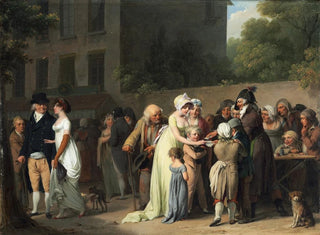 The card player on the boulevard - Louis Léopold Boilly — artwork view
