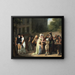 The card player on the boulevard - Louis Léopold Boilly — framed artwork on a wall