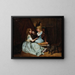 La colombe chérie - Louis Léopold Boilly — framed artwork on a wall