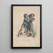The Comb - Louis Léopold Boilly — framed artwork on a wall