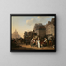 Les Déplacements - Louis Léopold Boilly — framed artwork on a wall
