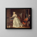 The hasty departure - Louis Léopold Boilly — framed artwork on a wall