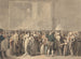 The Audience in the Louvre Salon Admiring the Painting of the Coronation - Louis Léopold Boilly — artwork view