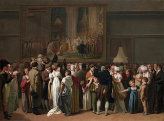 The Public View of David's Coronation at the Louvre - Louis Léopold Boilly — artwork view