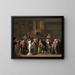 The Public View of David's Coronation at the Louvre - Louis Léopold Boilly — framed artwork on a wall