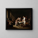 The reading of the bulletin of the Grand Army - Louis Léopold Boilly — framed artwork on a wall