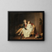The Lesson of Marital Union - Louis Léopold Boilly — framed artwork on a wall