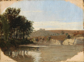 View of a Lake - Louis Léopold Boilly — artwork view