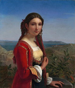 Louis Lopold Robert - Portrt Eines Mdchen Aus Retuna.webp
