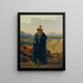The lookout brigand - Louis Léopold Robert — framed artwork on a wall