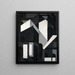 Forms of the City - Louis Lozowick — framed artwork on a wall