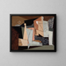 Figures sur une plage - Louis Marcoussis — framed artwork on a wall