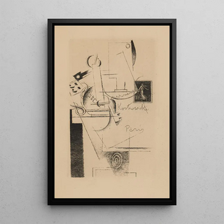 Hotels - Louis Marcoussis — framed artwork on a wall